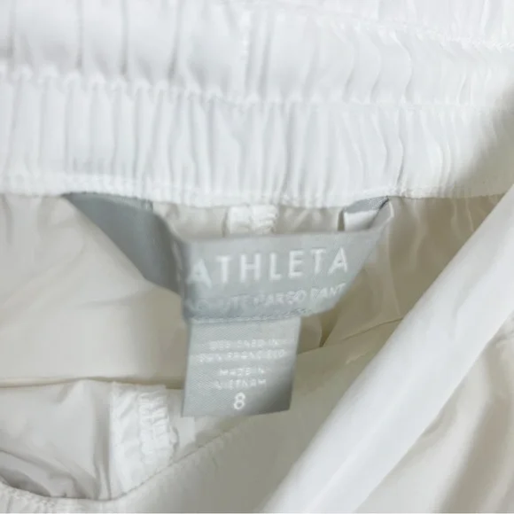 Athleta Parachute White Cargo Pants Size 8 - Picture 5 of 7